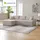 Juskys Sofa Coredo Links Cord Taupe