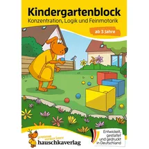 Hauschka Verlag Kindergartenblock ab 3 Jahre – Konzentration, Logik, Feinmotorik