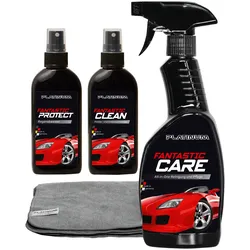 Auto-Reinigungsmittel MEDIASHOP "Platinum Fantastic Results", schwarz, 700ml, Reinigungsmittel, inkl. Mikrofasertuch