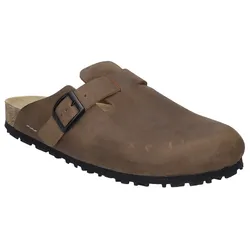 Clog JOSEF SEIBEL "Josef 04", Herren, Gr. 43, braun, Leder, klassisch, Schuhe, Sommerschuh, Schlappen, Urlaub, mit komfortablem Fußbett