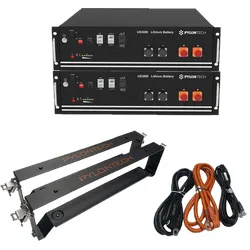 Pylontech 7 kWh 0% MwSt §12 III UstG Solarspeicher Lithium LiFePO4 inkl. Kabel