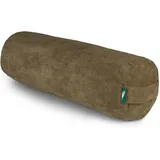 MindBaas - Yoga Bolster - Rib - Grün - Yogakissen - Meditationsrolle grün NO SIZE