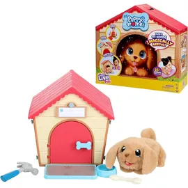 Little Live Pets My Puppy's Home interaktiver Hund mit DIY-Hundehütte 14 cm