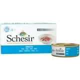 Schesir 6 x 50g Small in Gelee-Thunfisch Katzenfutter nass