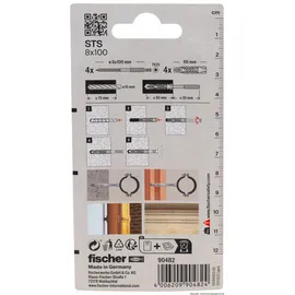 Fischer Stockschraube STS 8 x 100 4 Stück