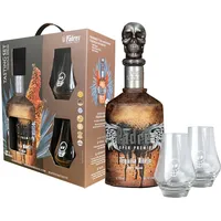 Padre Azul Tasting Set Tequila Anejo 40% • Premium Tequila Made in Mexico • Sehr weicher Anejo für den puren Genuss in Geschenkpackung inklusive zwei Gläser (1 x 0.7 l)