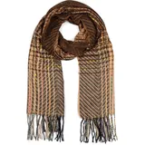 Stylebreaker Feinstrick Schal in Braun-Beige | Gr.: onesize