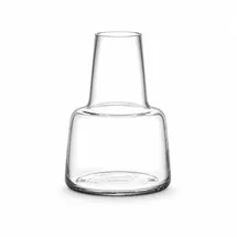 Holmegaard Vase mittel Hals H12 cm Flora aus mundgeblasenem Glas, klar