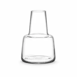 Holmegaard Vase mittel Hals H12 cm Flora aus mundgeblasenem Glas, klar