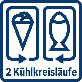 Bosch Serie 6 KGE39ALCA Kühl-Gefrierkombination (343 l, 2010 mm hoch, Inoxlook)