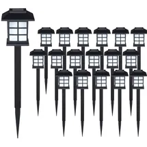 monzana Laterne Kunststoff 38,0 cm 18er Set schwarz