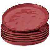 Mirabeau Dessertteller Biarré 6er Set rot