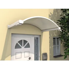 Gutta Rundbogenvordach NO 160 x 30 cm weiß