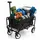 BigDean Bollerwagen faltbar bis 80kg schwarz/grau