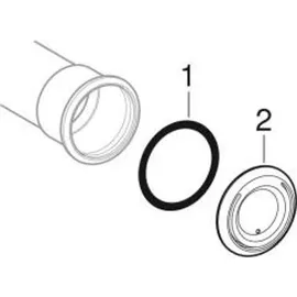 Geberit Mapress Edelstahl T-Stück reduziert