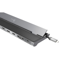 j5create & portreplikator USB 3.2 Gen 1 (3.1 Gen 1) Type-C Grau