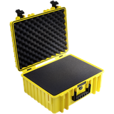 B&W International Outdoor Case Type 6000 gelb + Schaumstoff