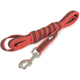 Julius-K9 K9 C& G Schnur, rot/grau 20mm/3m mit Schlaufe,