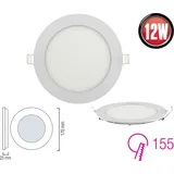 V-Tac LED Panel 12W rund weiß