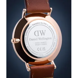 Daniel Wellington Classic Black St Mawes Leder 40 mm DW00100124