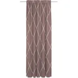 ADAM Audio Vorhang ADAM "Casket Valdelana Light" Gr. 1, rot (dunkelrot), B:142cm H:145cm, Jacquard, Baumwolle, Gardinen, aus 100% Bio-Baumwolle