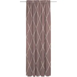ADAM Audio Vorhang ADAM "Casket Valdelana Light" Gr. 1, rot (dunkelrot), B:142cm H:145cm, Jacquard, Baumwolle, Gardinen, aus 100% Bio-Baumwolle