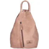 The Skandinavian Brand Damen Leder Rucksack Schwarz