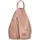 The Skandinavian Brand Damen Leder Rucksack Schwarz