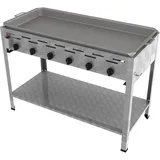 ChattenGlut Gasbräter 6-flammig 1140 x 530 x 800 cm Edelstahl inkl. Pfanne
