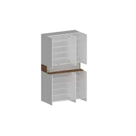 INOSIGN Savona Schuhschrank 114 x 35 x 200 cm weiß