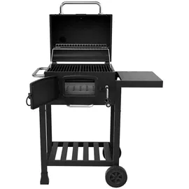 TAINO HERO Smoker klein BBQ Grillwagen Holzkohle-Grill Grillkamin Standgrill Räucherofen Grillrost