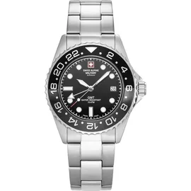 Swiss Alpine Military Herren Uhr Analog Quarz 7052.1122SAM Edelstahl