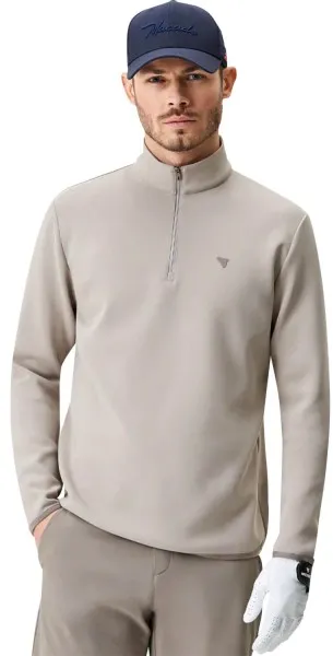 Macade Layer Therma Quarter Zip taupe - M