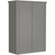 Biohort Terrassenschrank Romeo M 132 x 57 x 181 cm Quarzgrau-Metallic