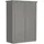 Biohort Terrassenschrank Romeo M 132 x 57 x 181 cm Quarzgrau-Metallic