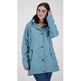 ankerglut Regenjacke "Friesennerz ANKERGLUT HVN", Damen, Gr. 40/42 (M), blau (hellblau), Obermaterial: 100% Polyurethan; Futter: 100% Polyester, figurumspielend, gerader Abschluss mit Druckknopf, Jacken Regenjacke, auch in Großen Größen erhältlich