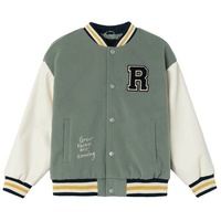 name it - College-Jacke NKMMOMBY BOMBER in agave green, Gr.128,