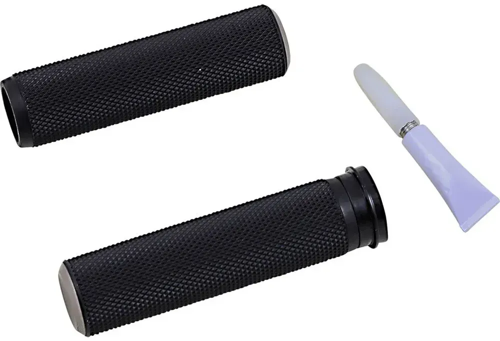 Arlen Ness Fusion Diamond Knurled Harley Davidson Fld 1690 Dyna Switchback 13 Griffe - Titanium - One Size