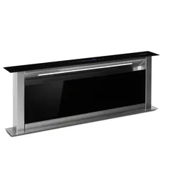 Klarstein Royal Flush Eco Dunstabzugshaube 90 cm 576 m3/h A+ Schwarz