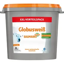 Globus Baumarkt Wandfarbe Weiß matt 20 l