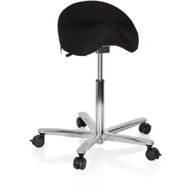 HJH Office Sattelhocker MOVE-TEC 3D PRO I Stoff 58 x 83 x 58 cm Schwarz