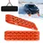 gimisgu NAIZY 2x Sandbleche Offroad Traktionsmatte Kunstoff Anfahrhilfe Recovery Board Tracks mit Aufbewahrungstasche Traktionsband Max. 10T Last, PKW LKW Traktionsplatten, Schwarz