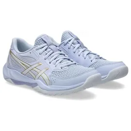 Asics Gel-Rocket 12, Größe 41 1⁄2 in Grau WHITE/CHAMPAGNE