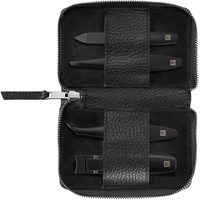 Zwilling Maniküre Pediküre Set 4tlg. mit Nagelknipser, Leder, schwarz Sets 1 Stück