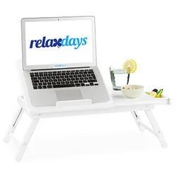 relaxdays Notebook-Betttablett weiß