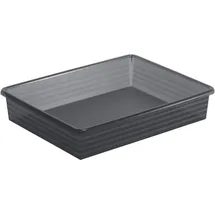 Rotho 17194 Aufbewahrungskorb Rechteckig Polypropylen (PP) Anthrazit 34,5 x 27,0 x 6,0 cm)