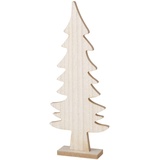 Boltze Dekoaufsteller Kjell (Tannenbaum Figur, Dekoration für Weihnachten, aus Holz, Höhe 40 cm)