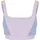 URBAN CLASSICS Color Block Sport-bh Lilac / Viola Blue / Soft Sea Graass S
