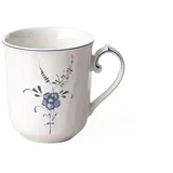 Villeroy & Boch – Vieux Luxembourg Henkelbecher Weiß, Spülmaschinenfest, Mikrowellensicher, Tasse, Becher, Kaffeebecher, Porzellan, Kaffeetasse, Heißgetränkebecher, Premium Pozellan