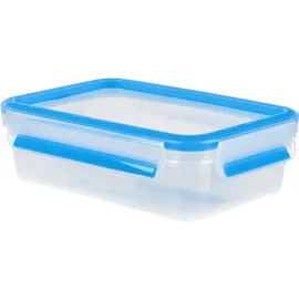Emsa Frischhaltedose blau 13,5 cm x 19,5 cm x 5,8 cm 0,8 l 8-teiliges Set